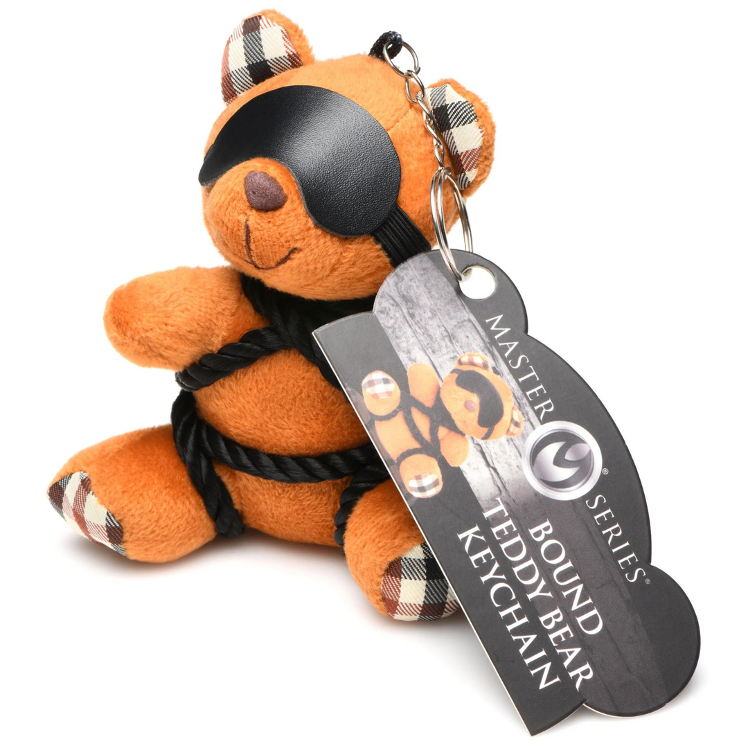 Xr brands Touw Teddybeer Sleutelhanger - Bruin (848518050540)
