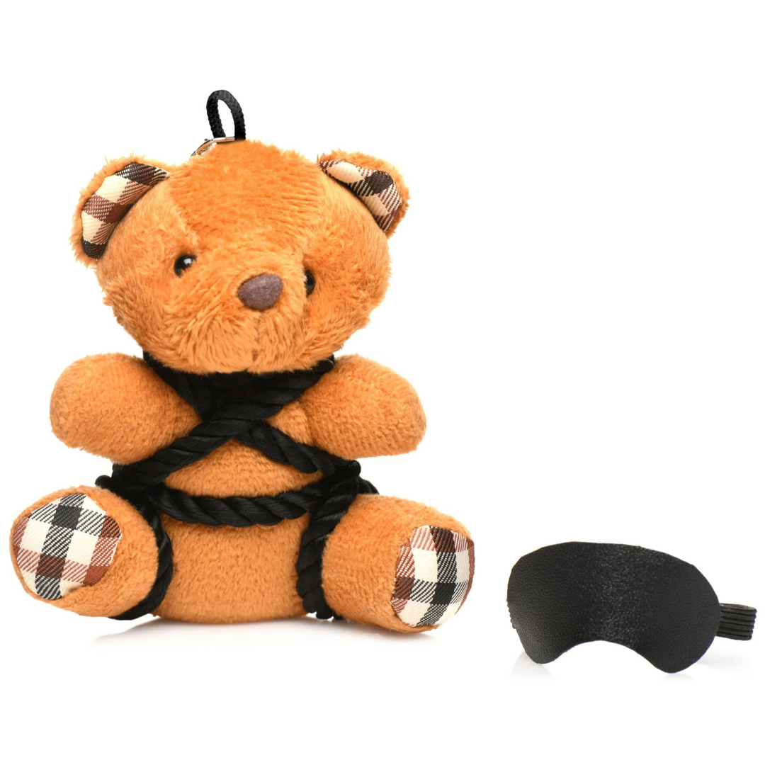Xr brands Touw Teddybeer Sleutelhanger - Bruin (848518050540)