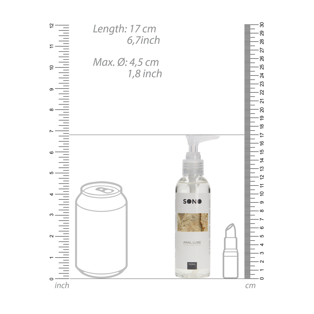 Sono by shots Water Based Anal Lubricant - 150 ml (7423522441459)