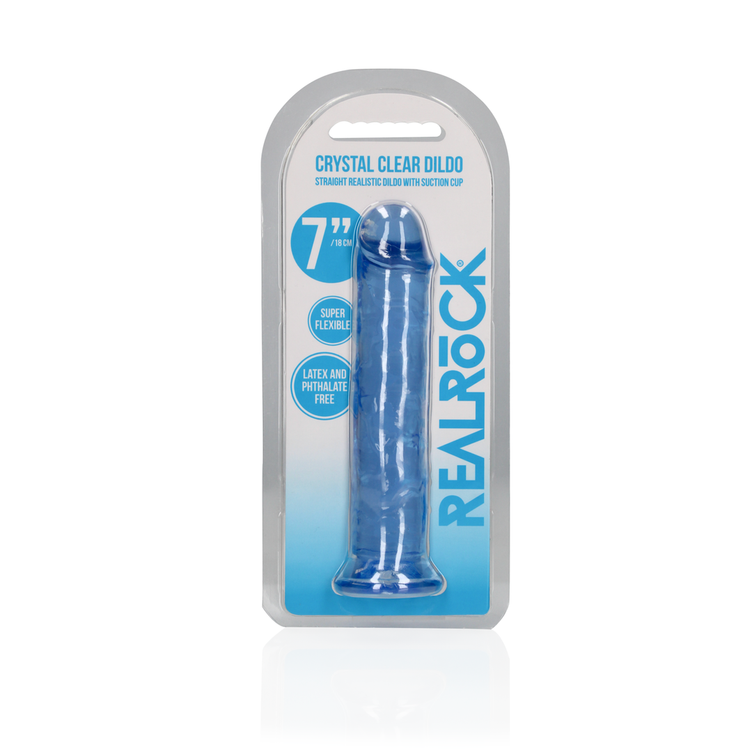 Realrock by shots Rechtdoor Realistische Dildo met Zuignap - 7'' / 18 (8714273524416)
