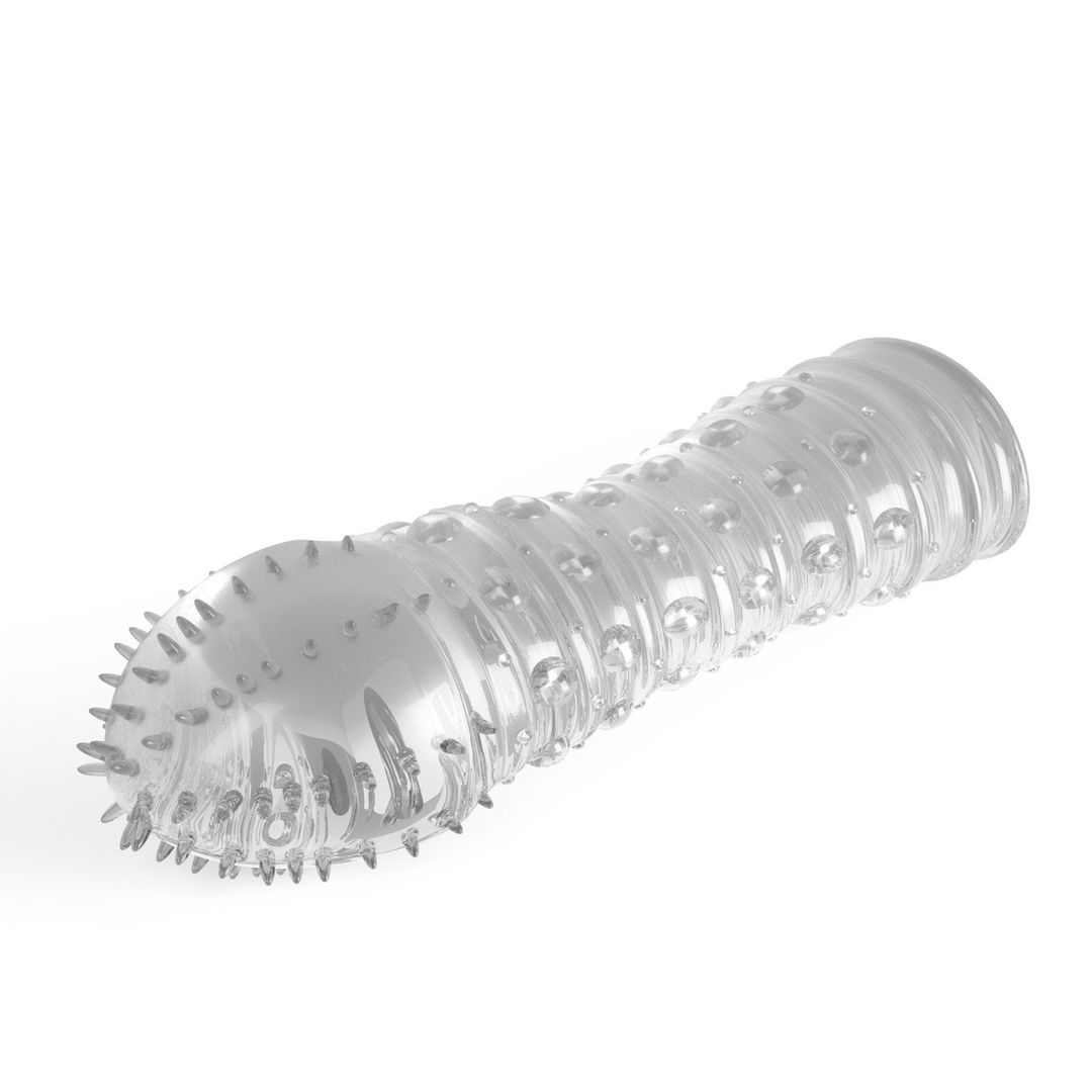 Crushious Gestippelde Penis Sleeve - Transparant (799632355366)