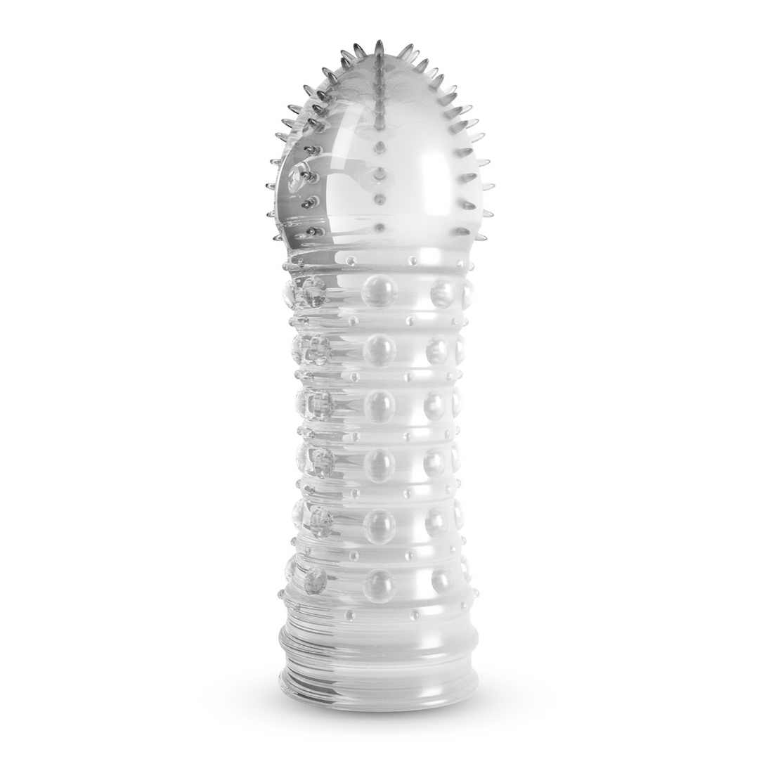 Crushious Gestippelde Penis Sleeve - Transparant (799632355366)