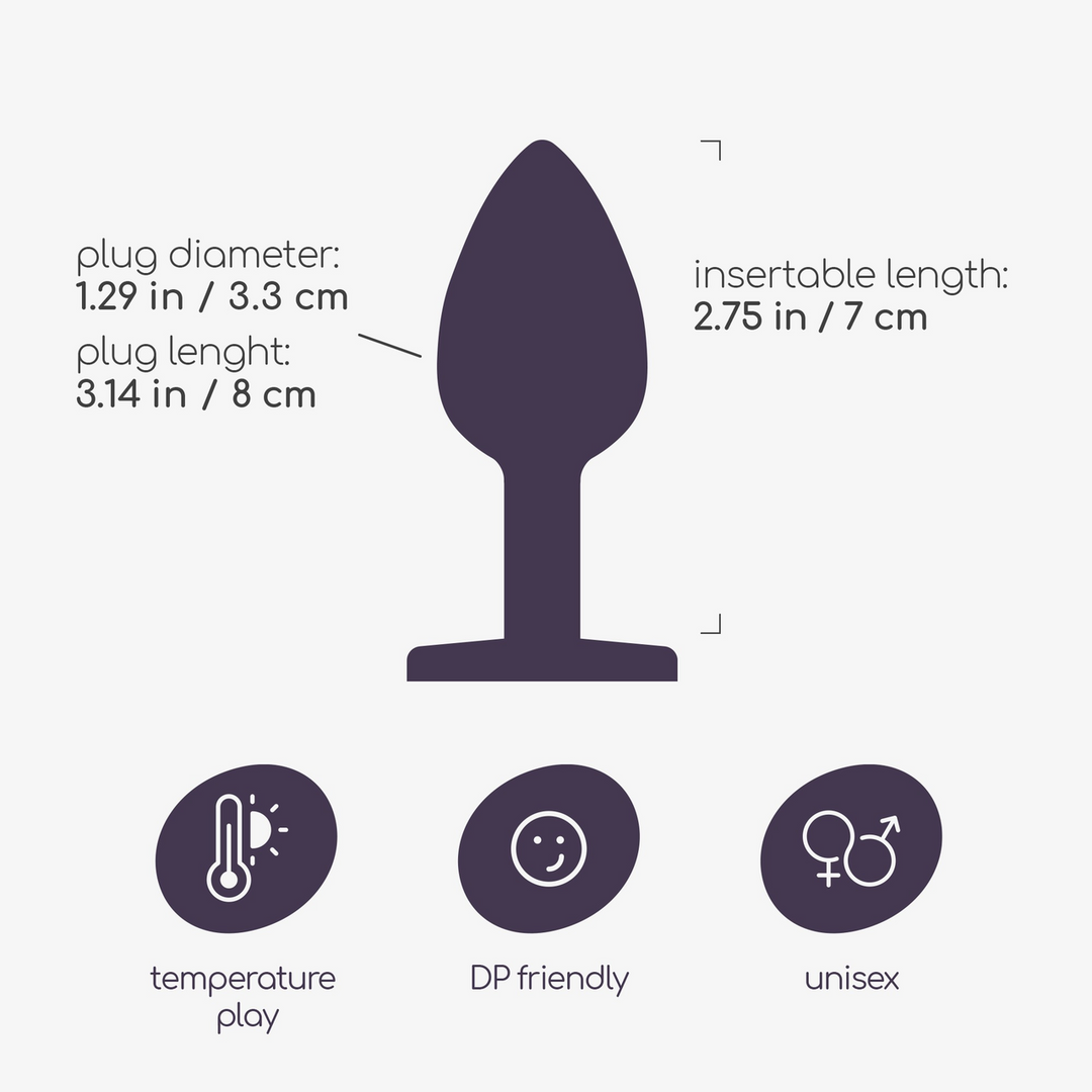 Crushious Bijou - Anale Sieraad Plug - Medium - Roze (799632355205)