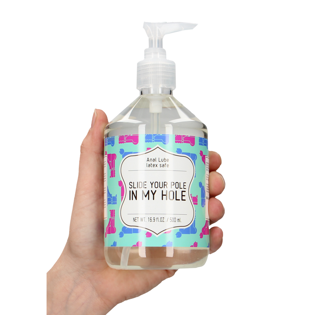 S-line by shots Slide Your Pole In My Hole - Waterbased Lubricant - 17 fl oz / 500 ml (7423522454459)