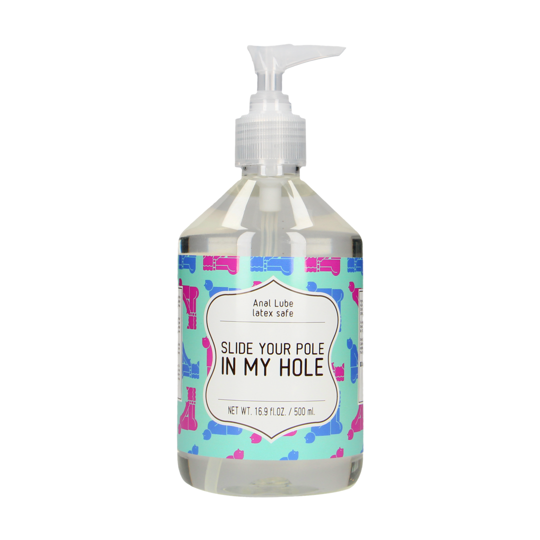 S-line by shots Slide Your Pole In My Hole - Waterbased Lubricant - 17 fl oz / 500 ml (7423522454459)