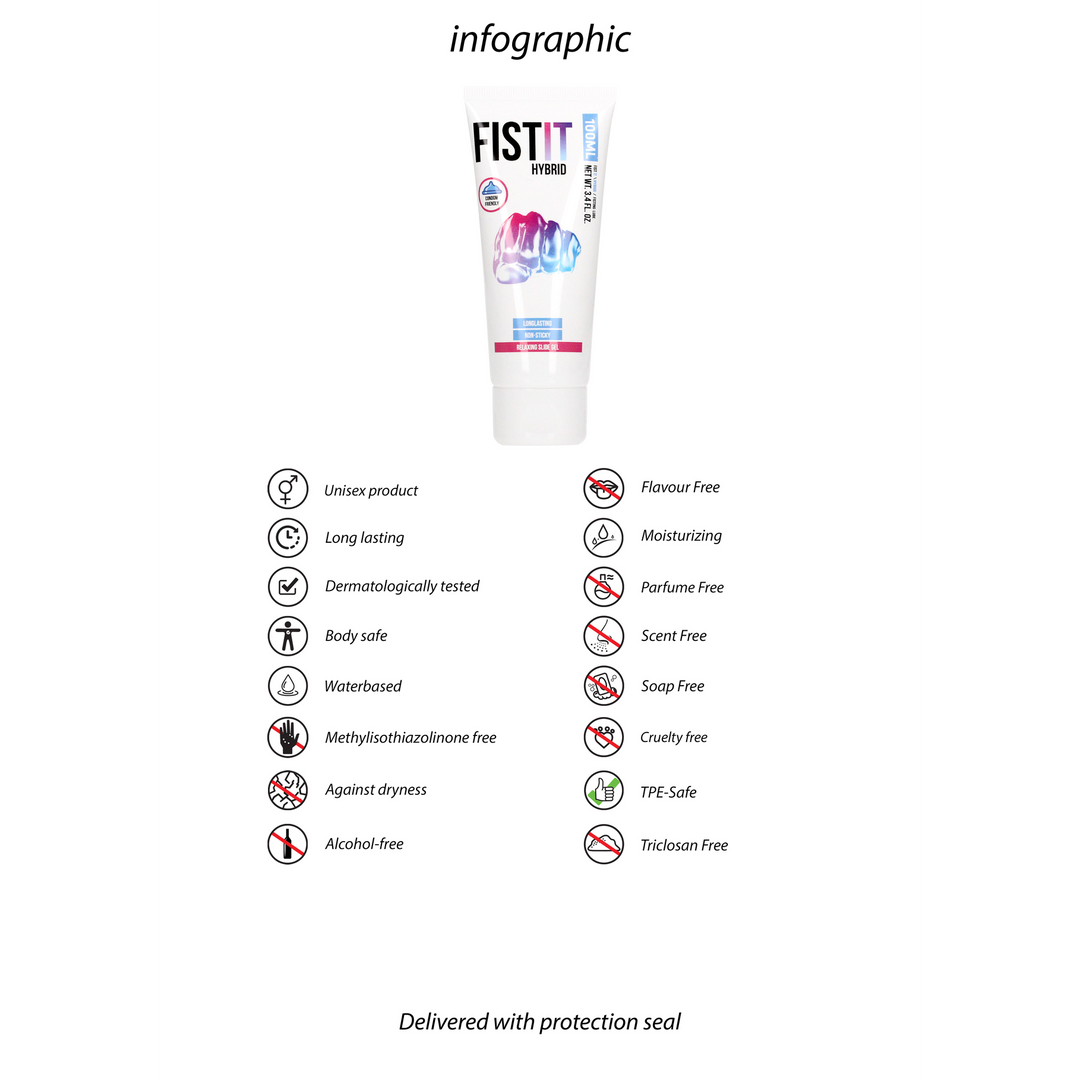 Fist it by shots Hybride Glijmiddel - 100 ml (8714273936189)