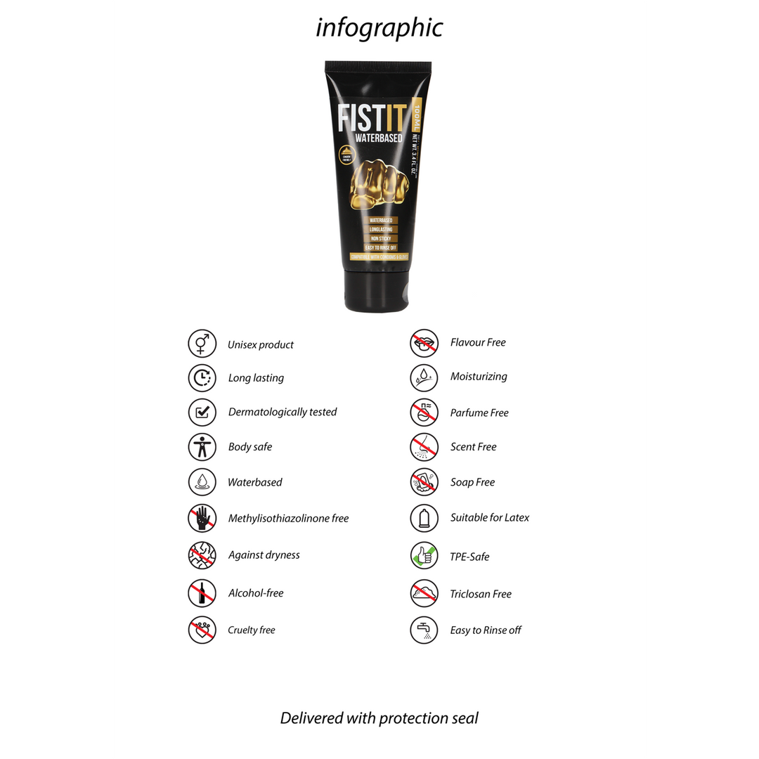 Fist it by shots Waterbased Glijmiddel - 3.4 fl oz / 100 ml (7423522515587)