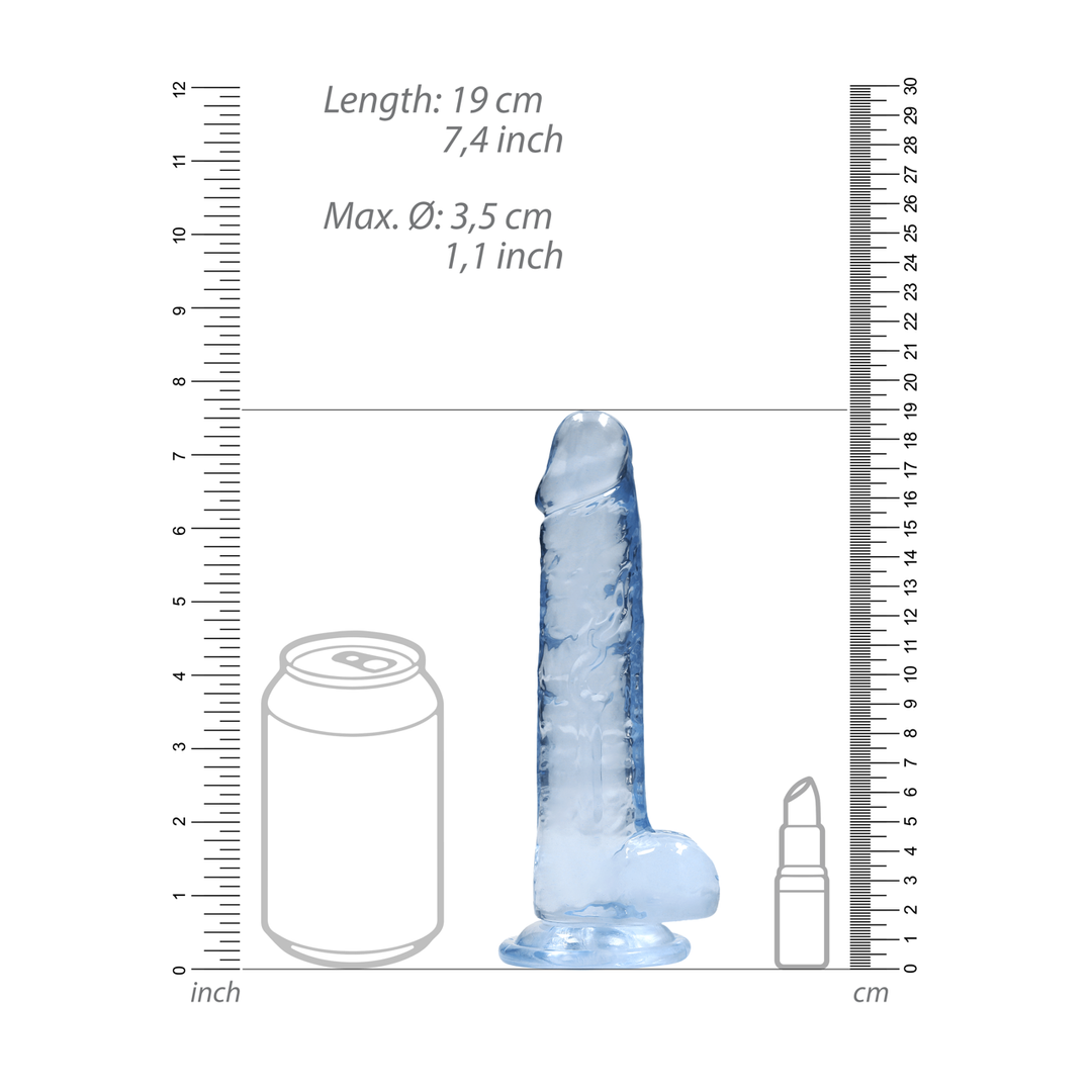 Realrock by shots Realistisch Dildo met Ballen - 7 / 17 cm (7423522631676)