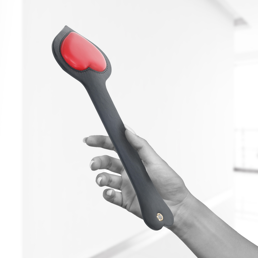 Ouch! by shots Milan Collectie - Paddle - Zwart/Rood (8714273055996)