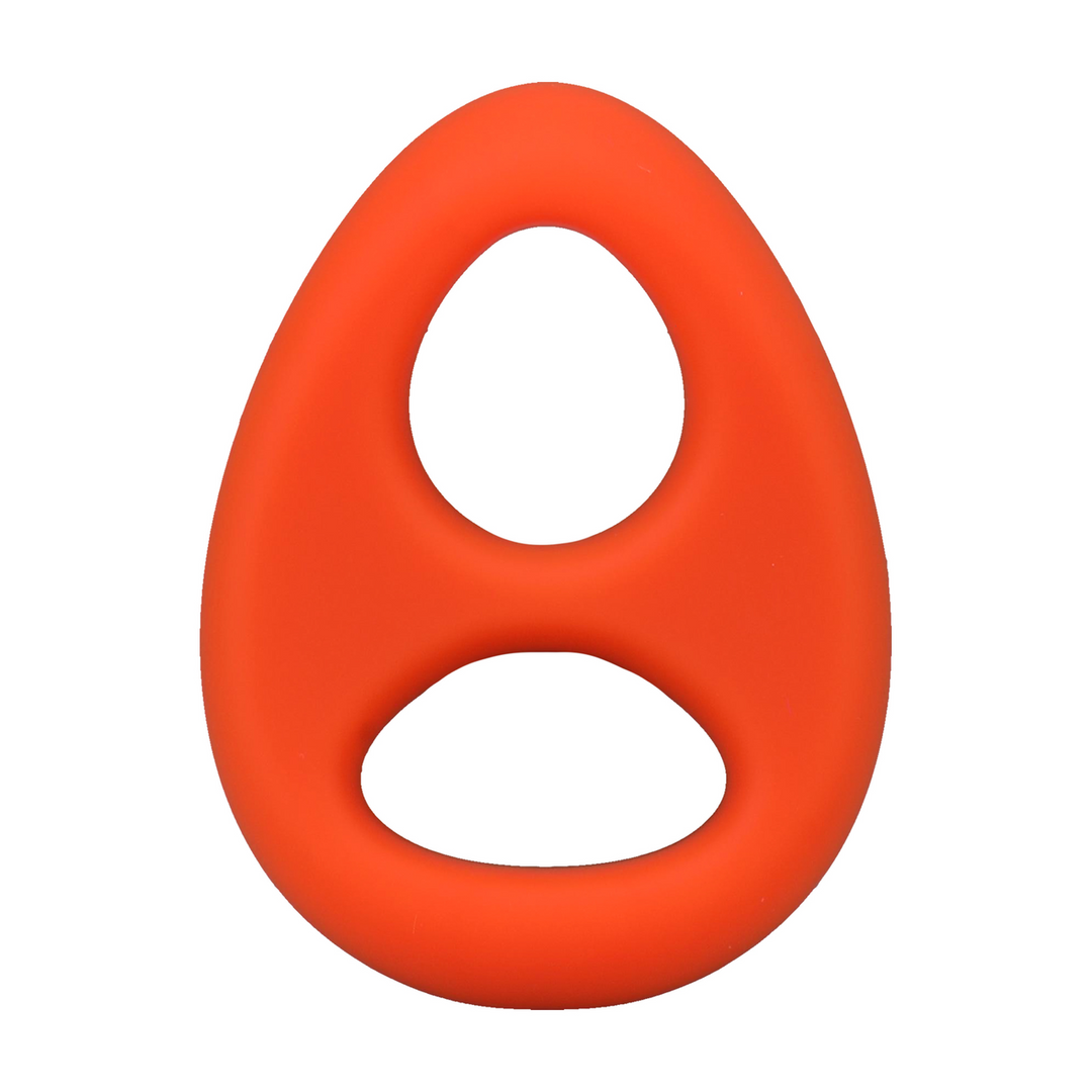 Doc johnson The Code - Siliconen Cockring met Bandana - Oranje (782421098285)
