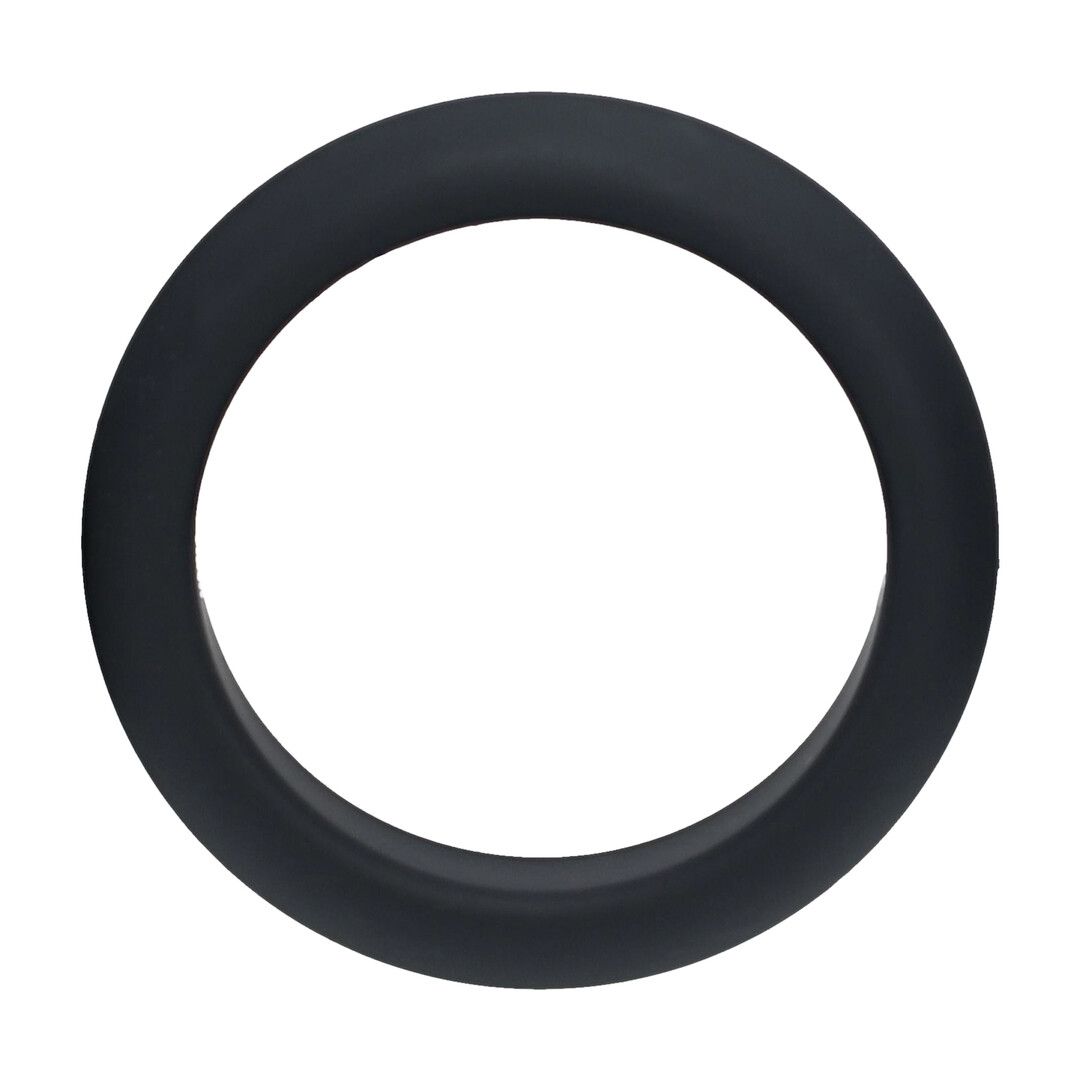 Levelz by shots Wide O Silicone Cockring - M - 35mm - Zwart (8714273061973)