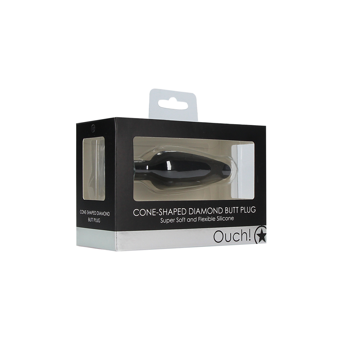 Ouch! by shots Kegelvormige Diamanten Butt Plug (8714273492173)