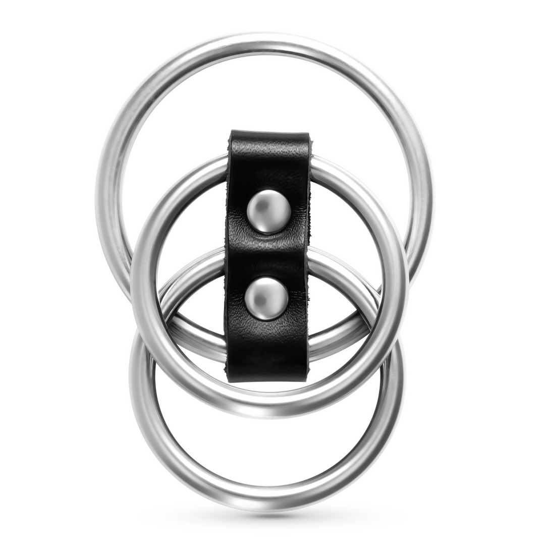 Crushious Saruman - Metalen Cockring Set - Zilver (7403254158849)