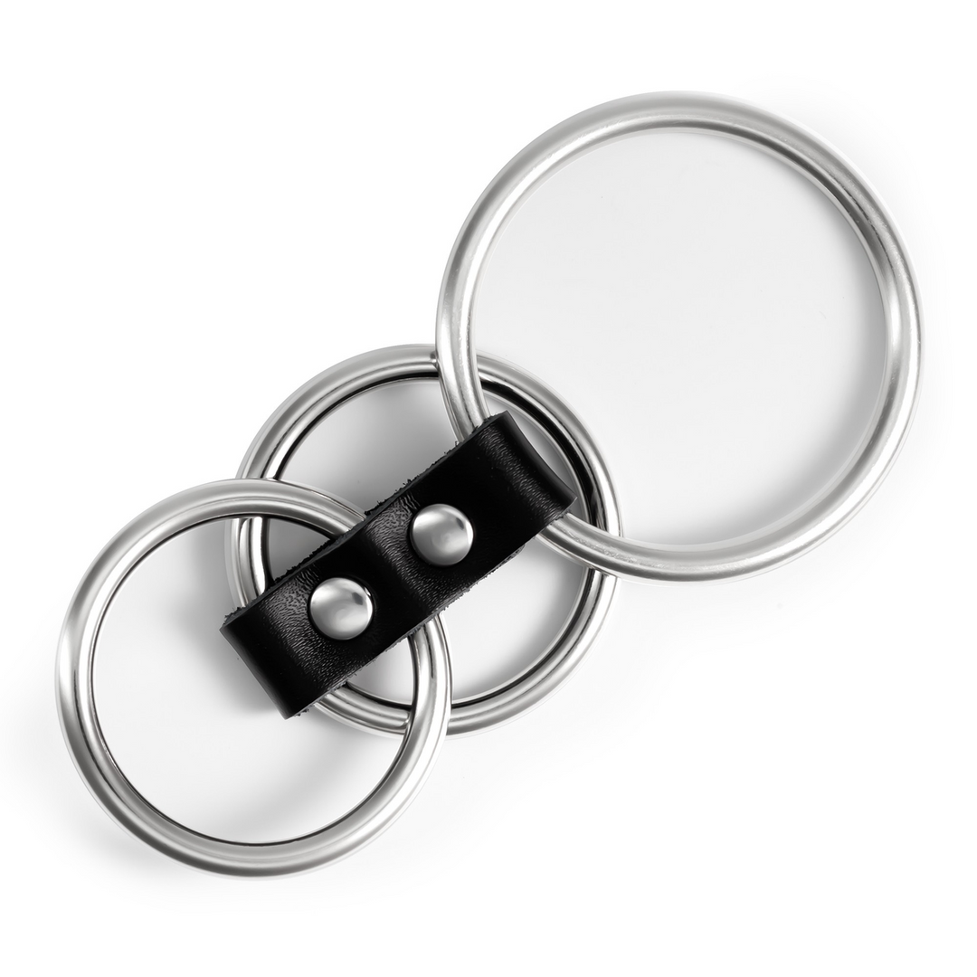 Crushious Saruman - Metalen Cockring Set - Zilver (7403254158849)