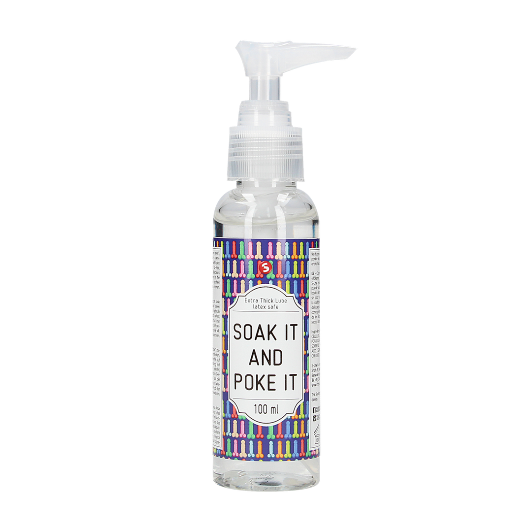 S-line by shots Soak It And Poke It - Extra Dikke Glijmiddel - 3 fl oz / 100 ml (7423522520536)