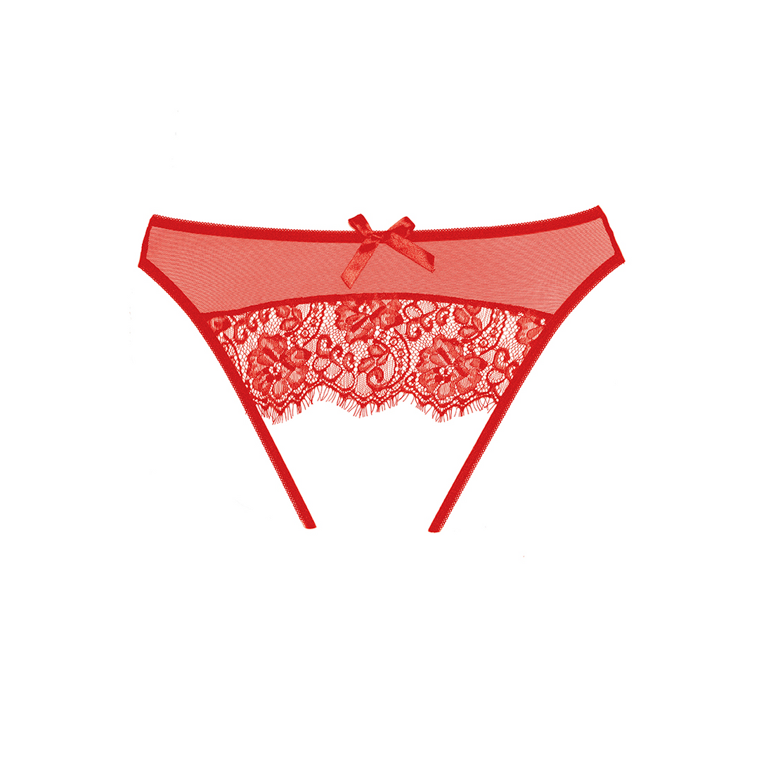 Allure Exposé - Panty - One Size - Rood (883045913036)
