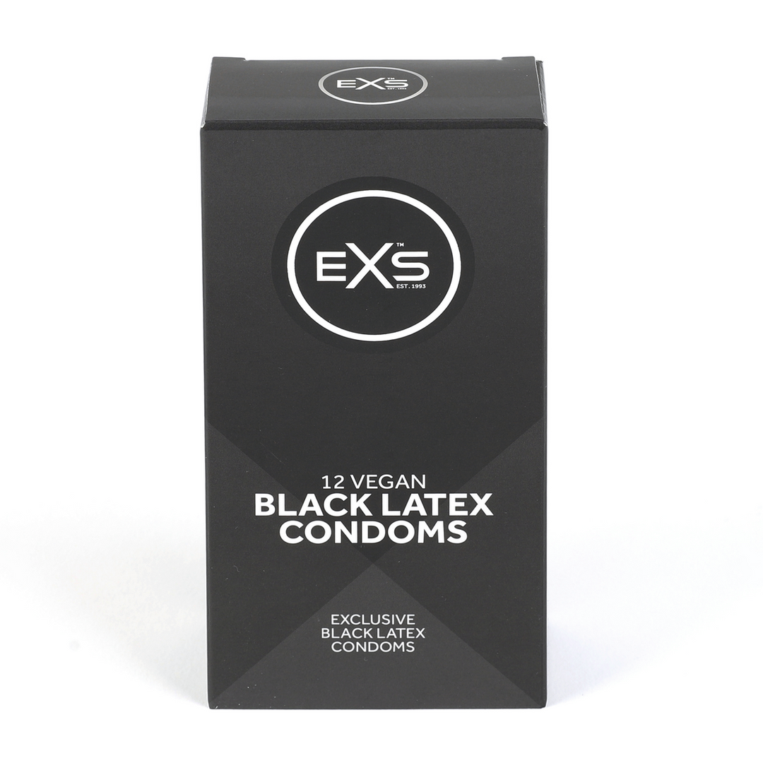 EXS Black Latex - Condoms - 12 Stuks (5027701000264)