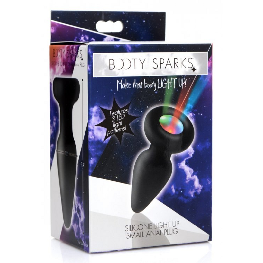 Xr brands Siliconen Lichtgevende Butt Plug - Klein (848518044426)