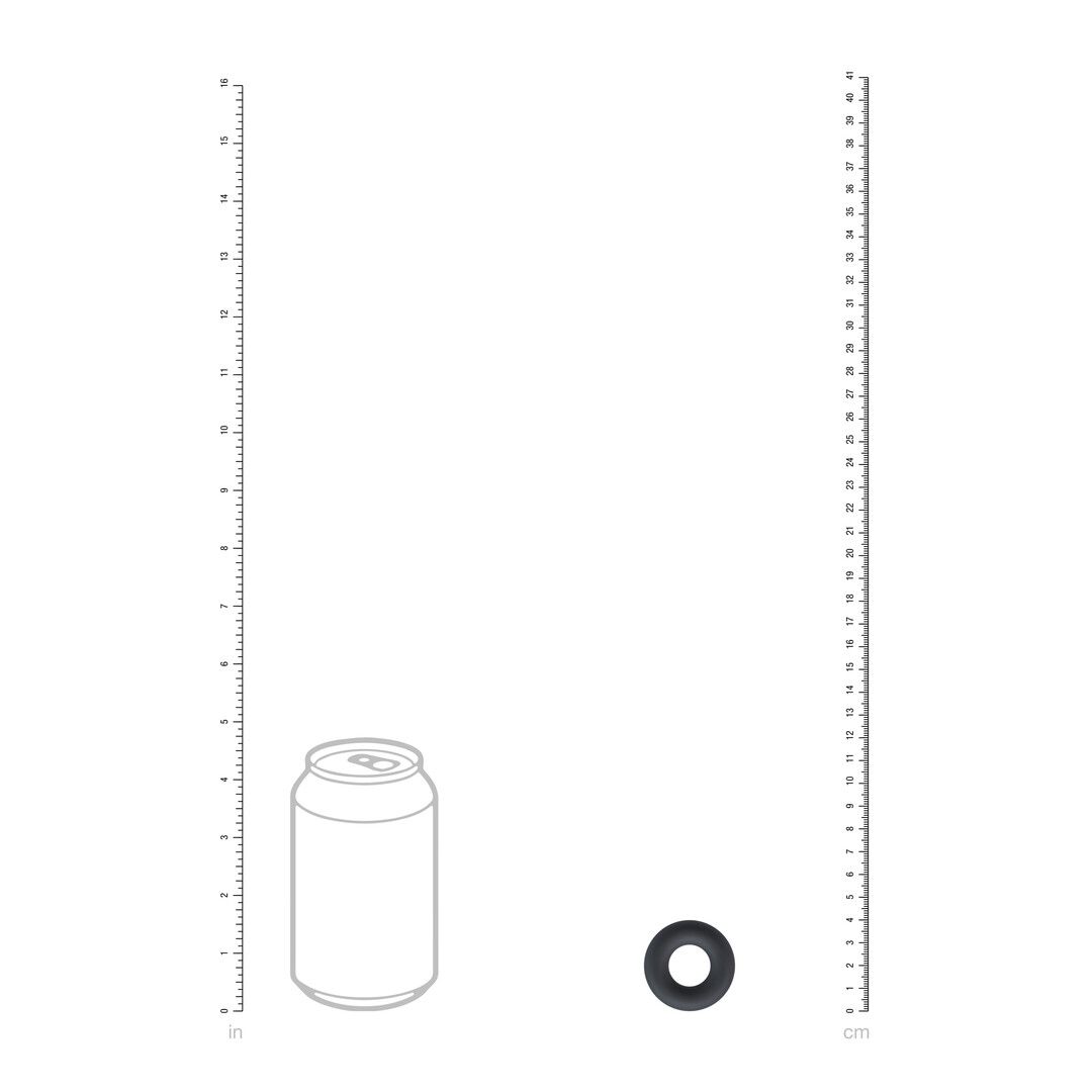 Levelz by shots Massieve Siliconen Cockring - XS - Zwart (8714273061812)