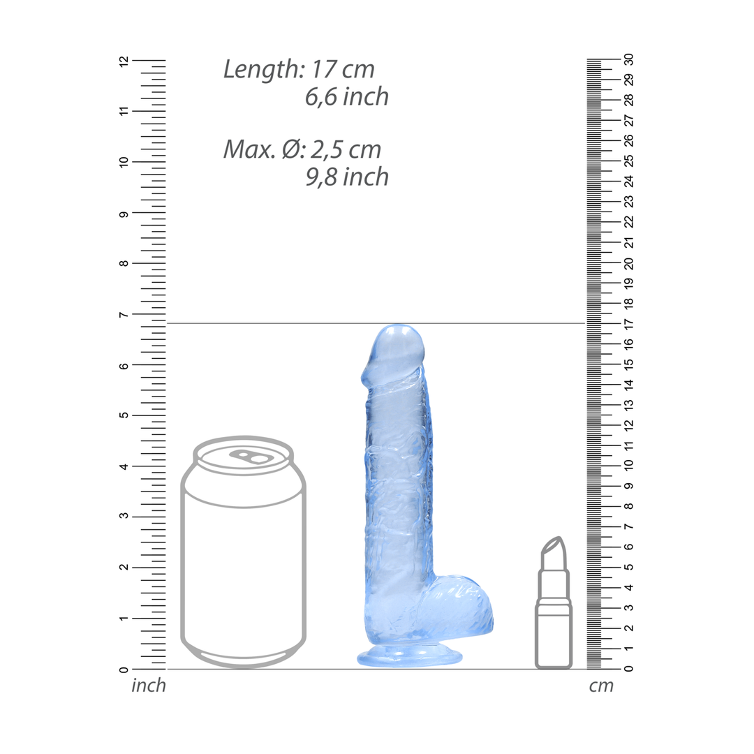 Realrock by shots Realistische Dildo met Ballen - 6 / 15 cm (7423522631652)