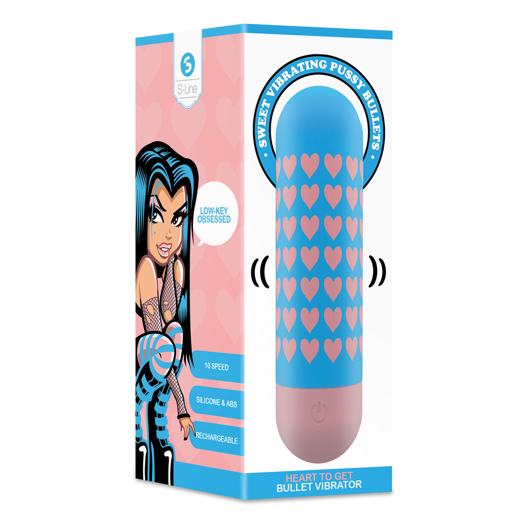S-line by shots Heart to Get - Bullet Vibrator (8714273047113)