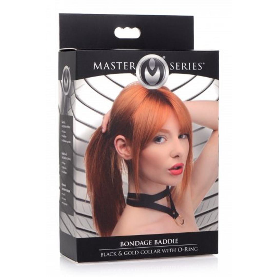 Xr brands Bondage Baddie - Halsband met O-Ring (848518043566)