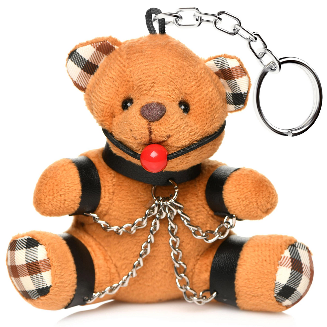 Xr brands Gegeselde Teddybeer Sleutelhanger - Bruin (848518050519)