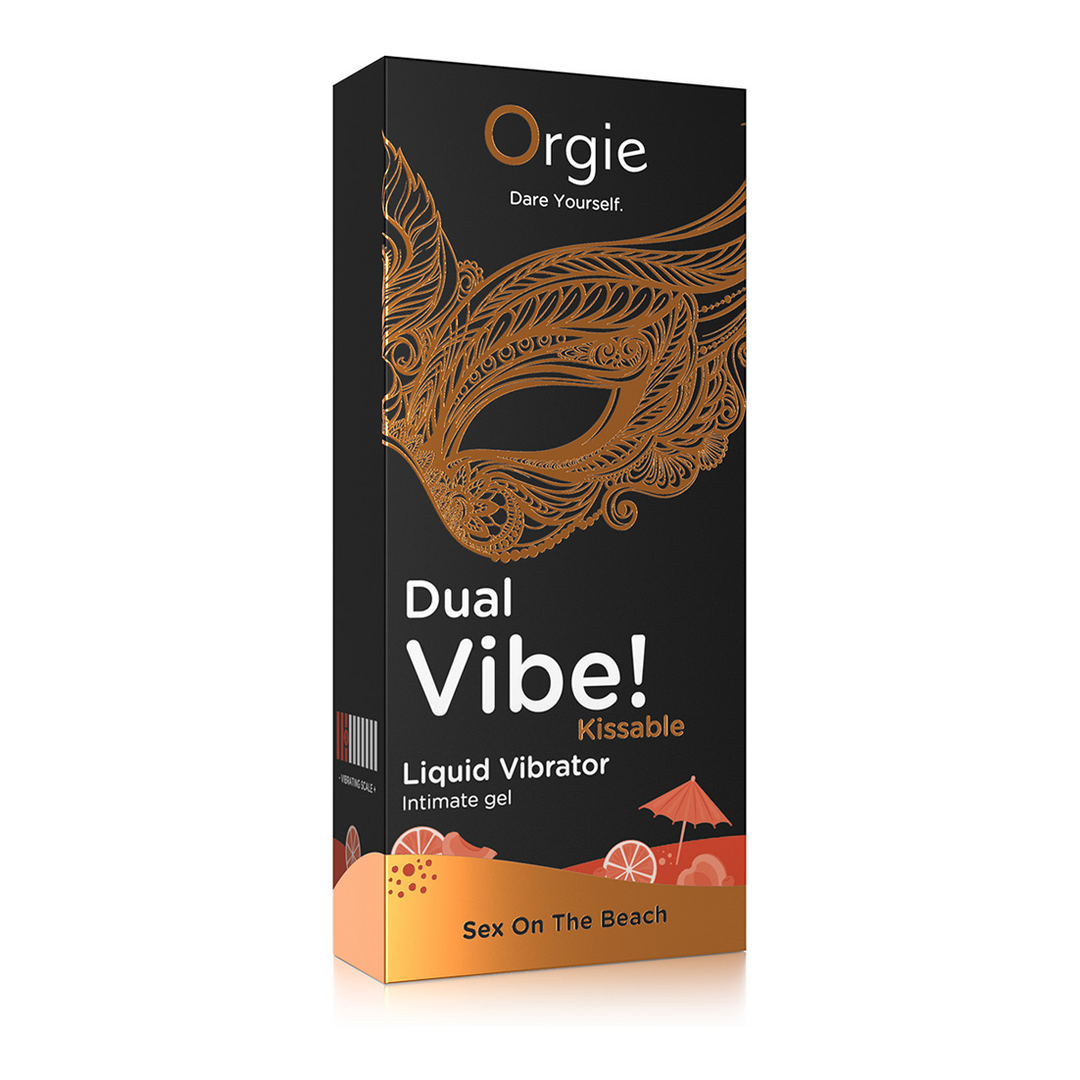 Orgie Dual Vibe! Kissable Liquid Vibrator - Sex On The Beach - 0,5 fl oz / 15 ml (5600742917328)