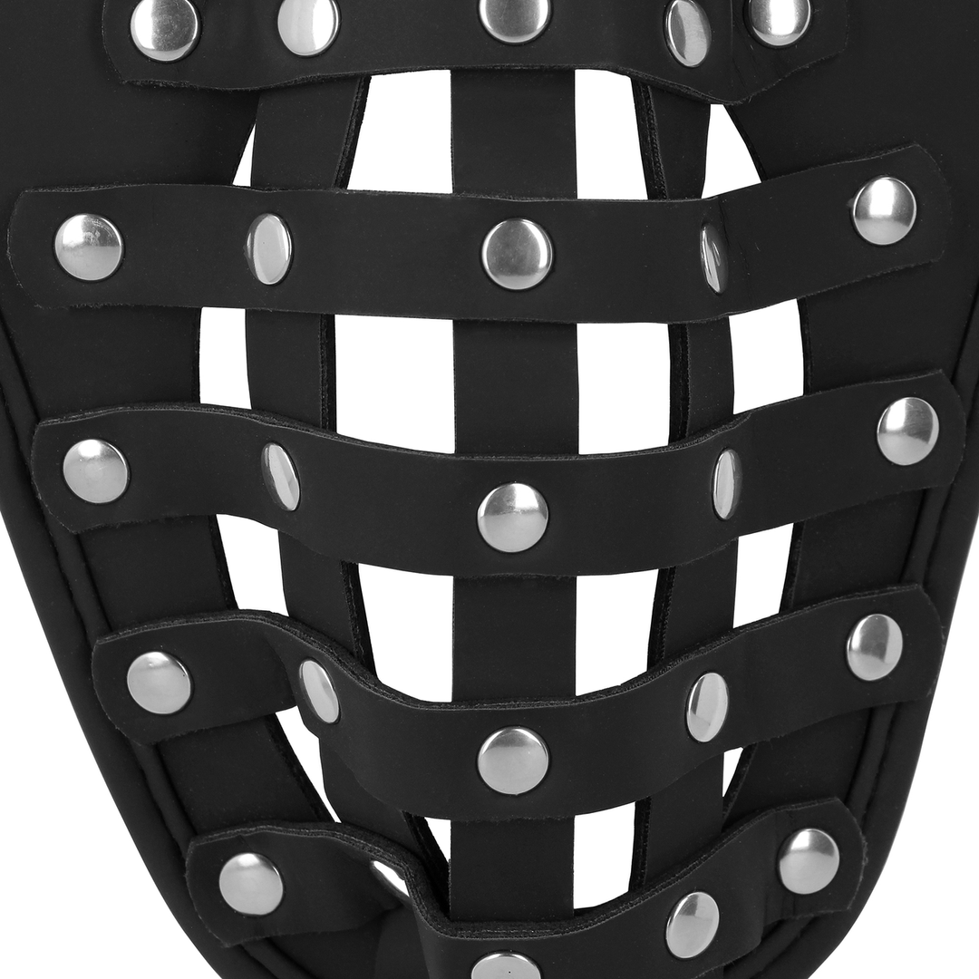 Ouch! by shots PU Leren Chastity Jock - Zwart (8714273044303)