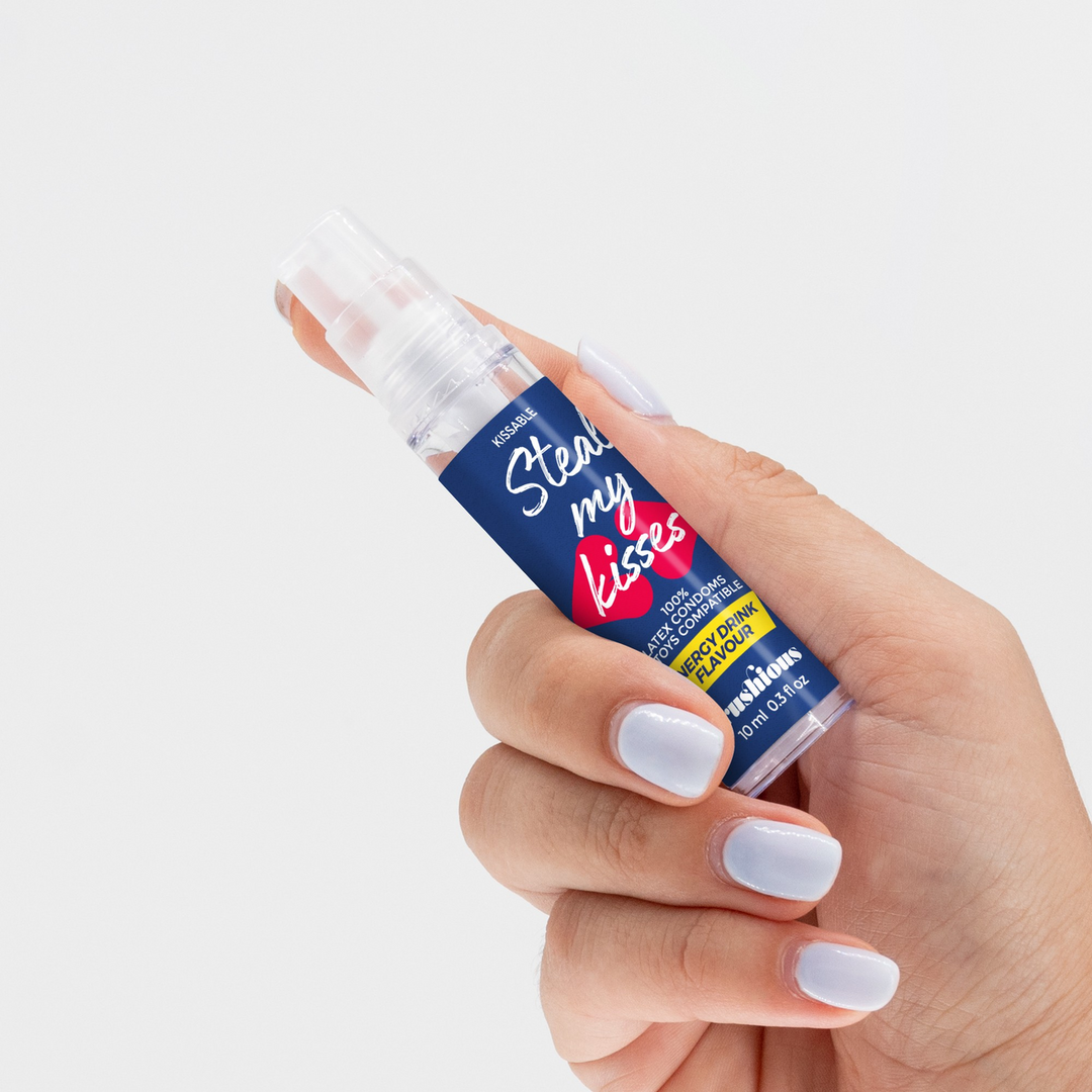 Crushious Steal My Kisses - Glijmiddel - Energiedrank Smaak - 0,3 fl oz / 10 ml (7403254159808)