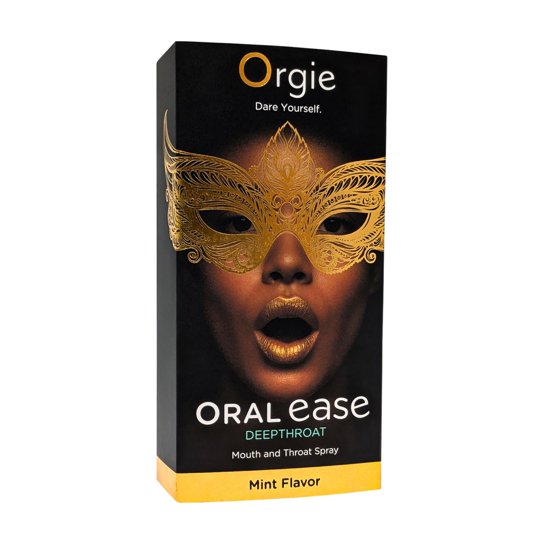 Orgie Oral Ease Deepthroat - Mond- en Keelspray - Munt Smaak - 0,5 fl oz / 15 ml (5600742917960)