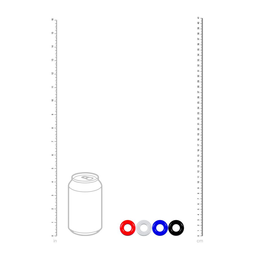 Levelz by shots Cockring Set van 4 - Multicolor (8714273061805)