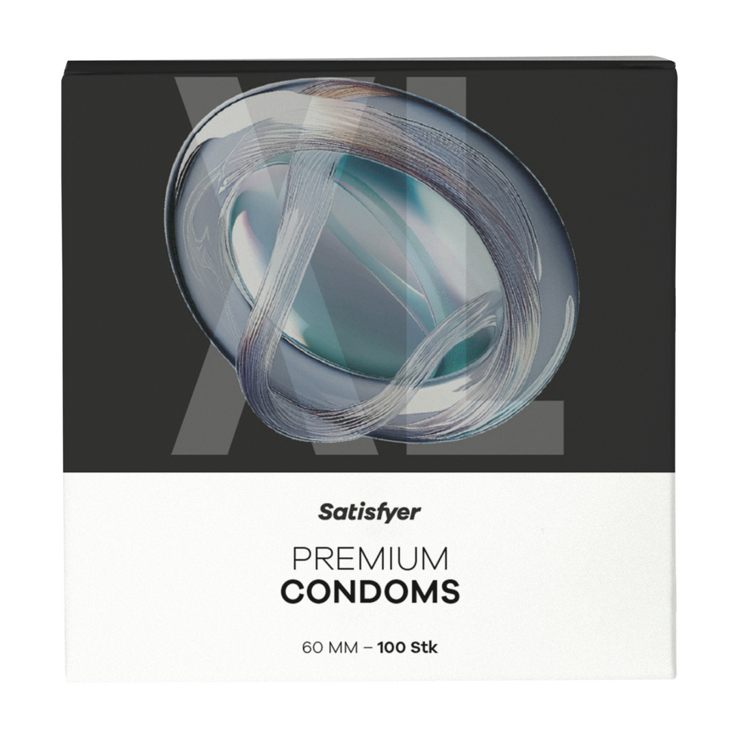 Satisfyer Condooms - Maat XL - 60mm - 100 Stuks (4061504082691)