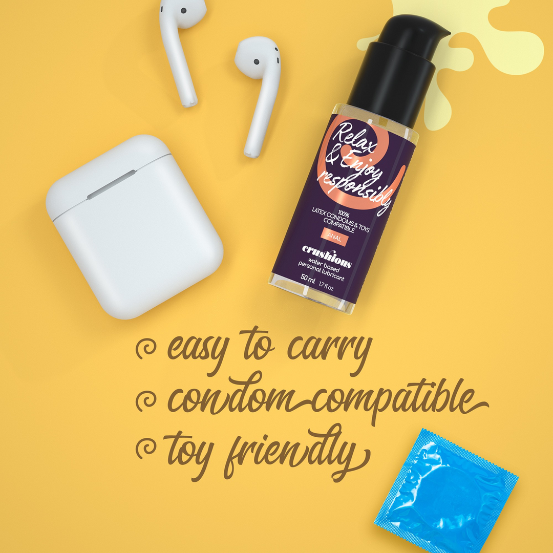 Crushious Waterbasis Anale Glijmiddel - 1,7 fl oz / 50 ml (799632354840)