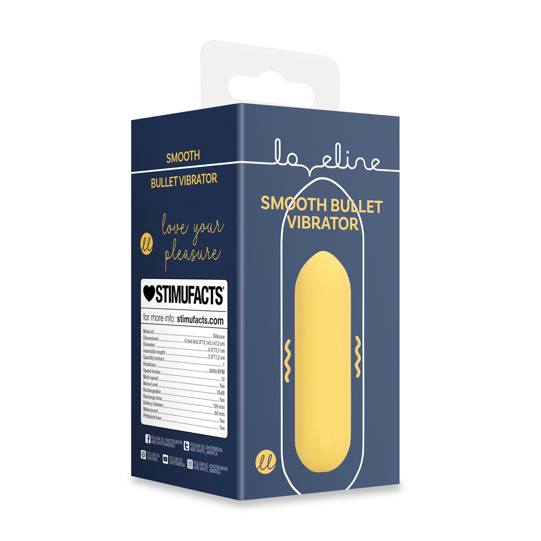 Loveline by shots Smooth Bullet Vibrator - Sunpac Geel (8714273044815)
