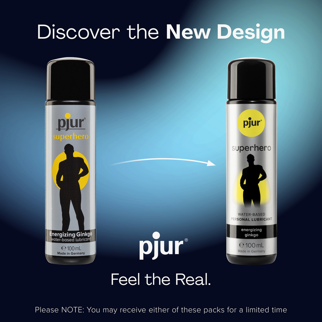 Pjur Superhero - Energizing Waterbased Lubricant for Men - 3.4 fl oz / 100 ml (827160104375)