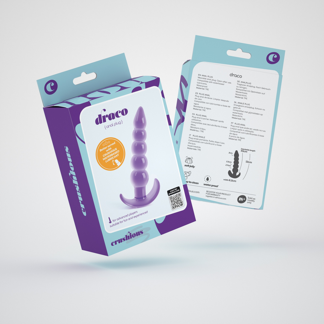 Crushious Draco - Anale Plug - Lila (7403254158856)