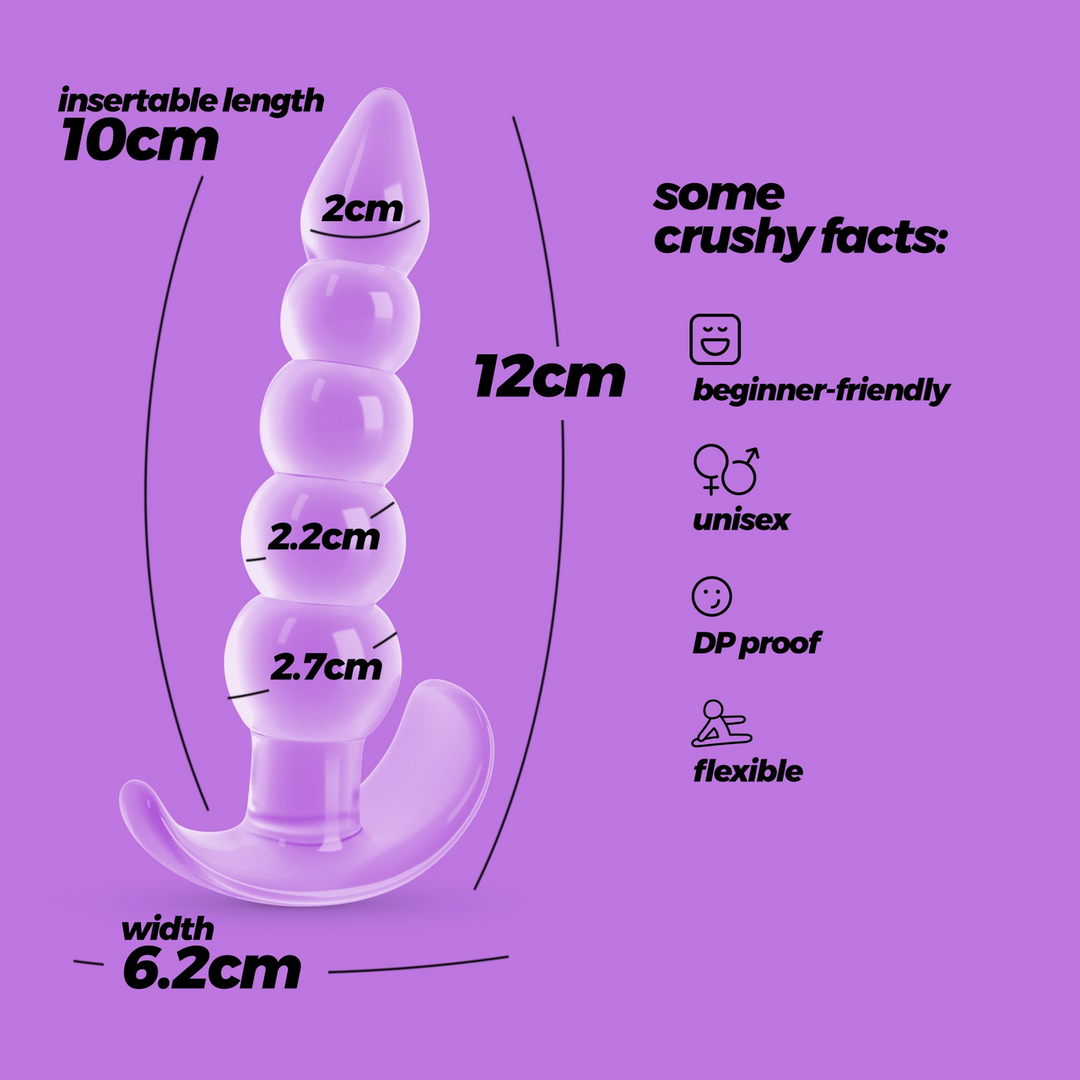 Crushious Draco - Anale Plug - Lila (7403254158856)