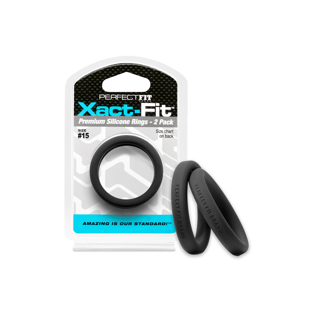 Perfectfitbrand #15 Xact-Fit - Cockring 2-Pack (854854005601)