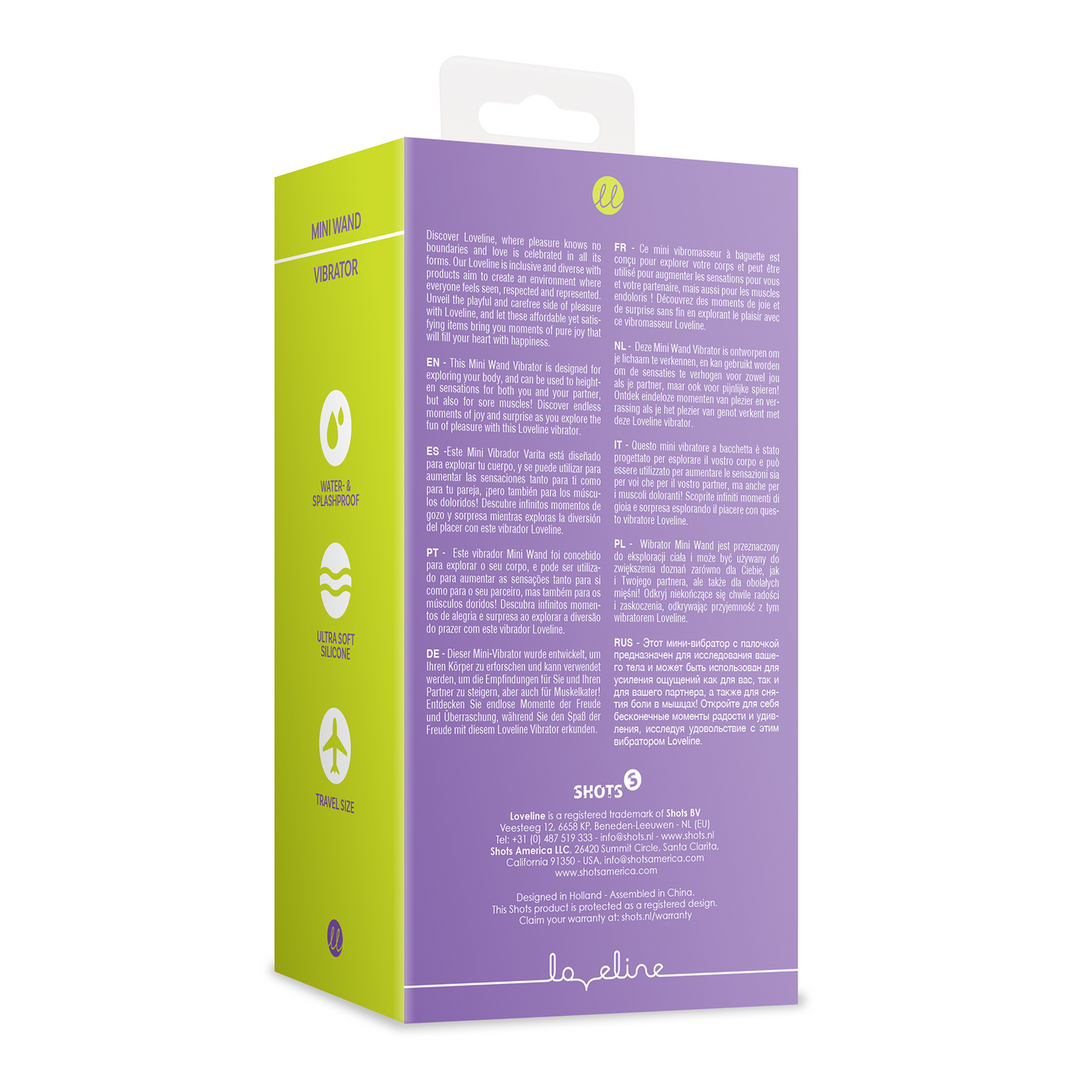 Loveline by shots Mini Wand Vibrator - Nachtmagie (8714273048752)