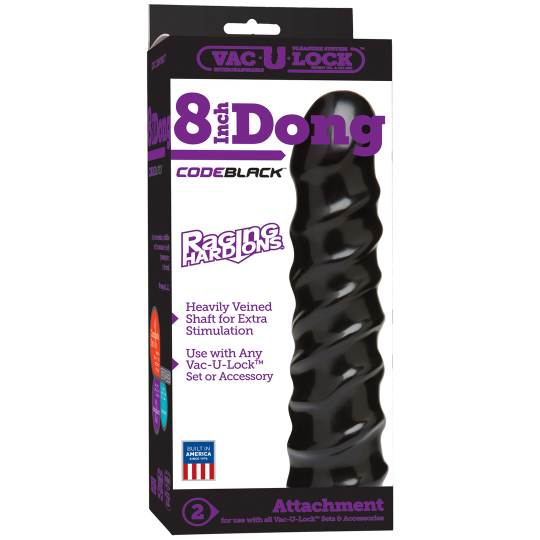 Doc johnson CodeBlack - Raging Hard Dildo - 8 / 20 cm (782421026530)