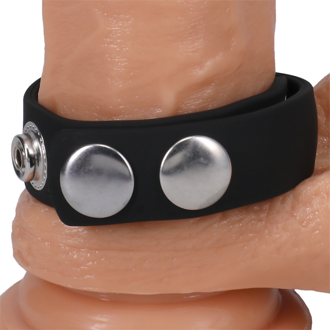 Doc johnson De Silicone 5 Snap - Cockring (6768903842120)