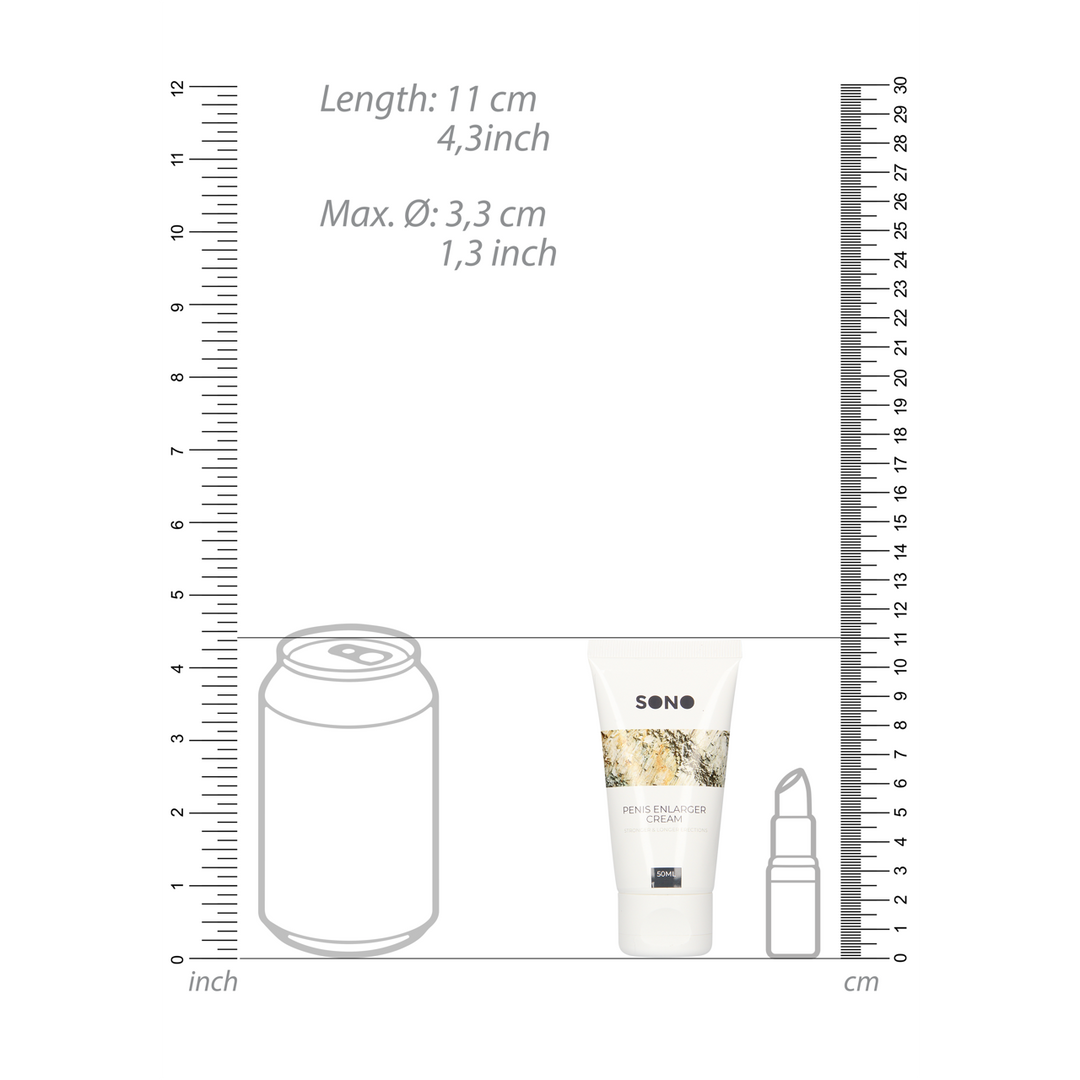Sono by shots Penis Vergrotende Crème - 1,7 fl oz / 50 ml (7423522441473)