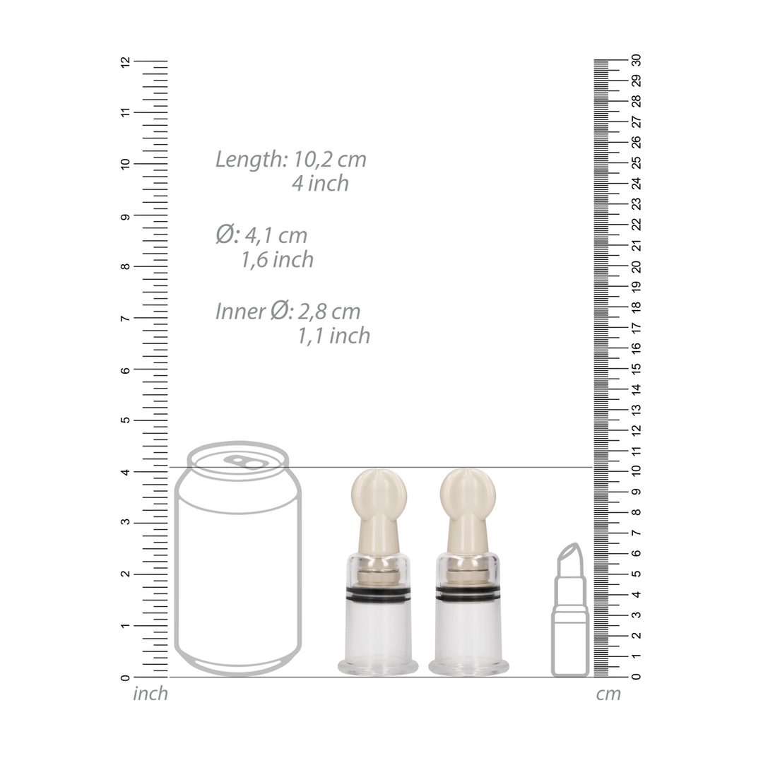 Pumped by shots Tepel Suction Set - Medium (8714273548429)