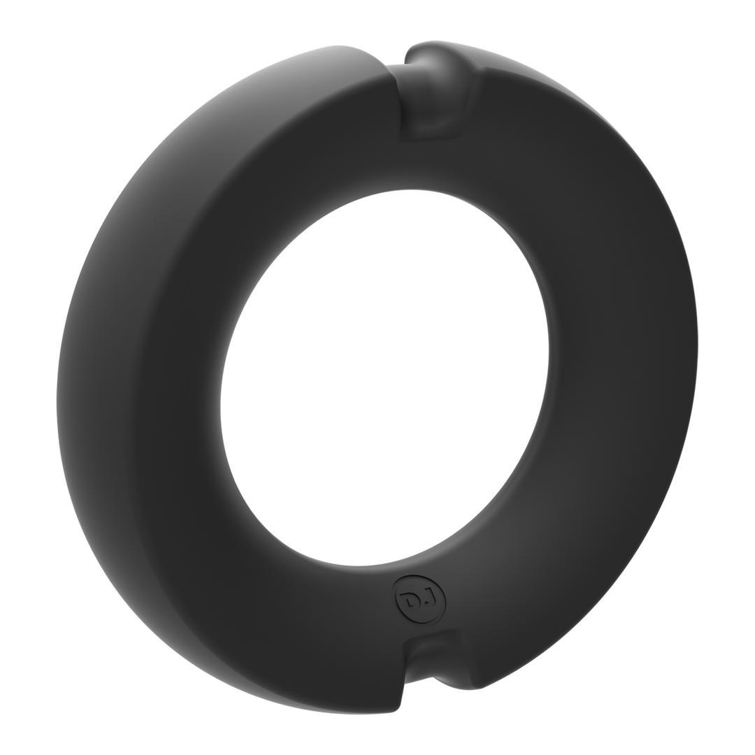 Doc johnson De Paradox - Silicone/Metal Cock Ring - 35mm - Zwart (782421089771)