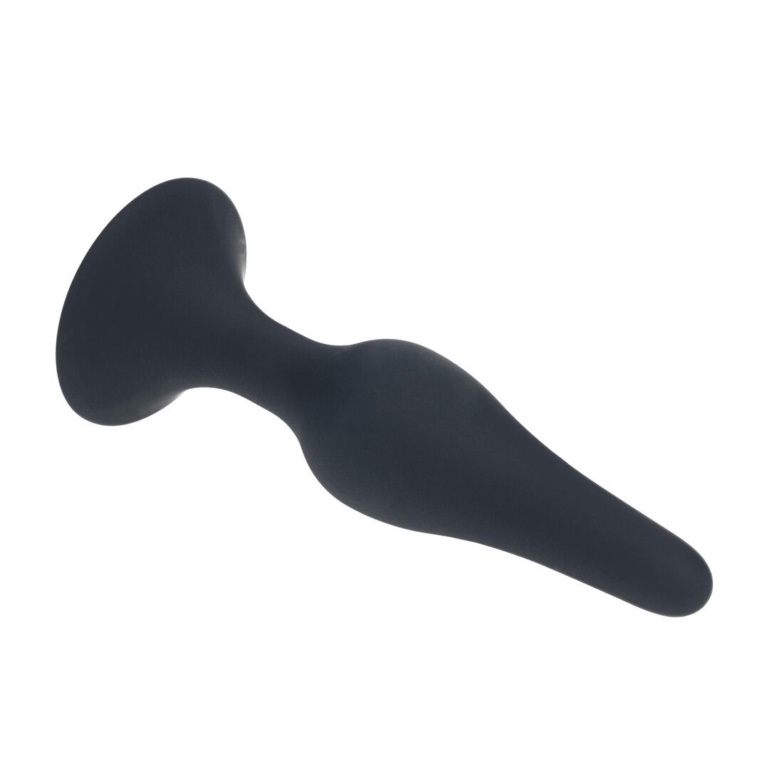 Levelz by shots Slim Silicone Anale Plug - S - Zwart (8714273065728)