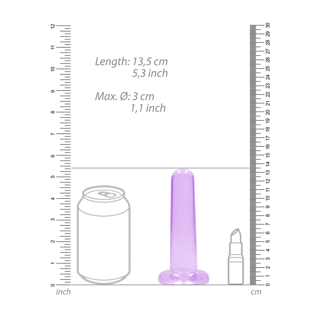 Realrock by shots Niet-realistische dildo met zuignap - 5 / 13,5 cm (7423522579510)