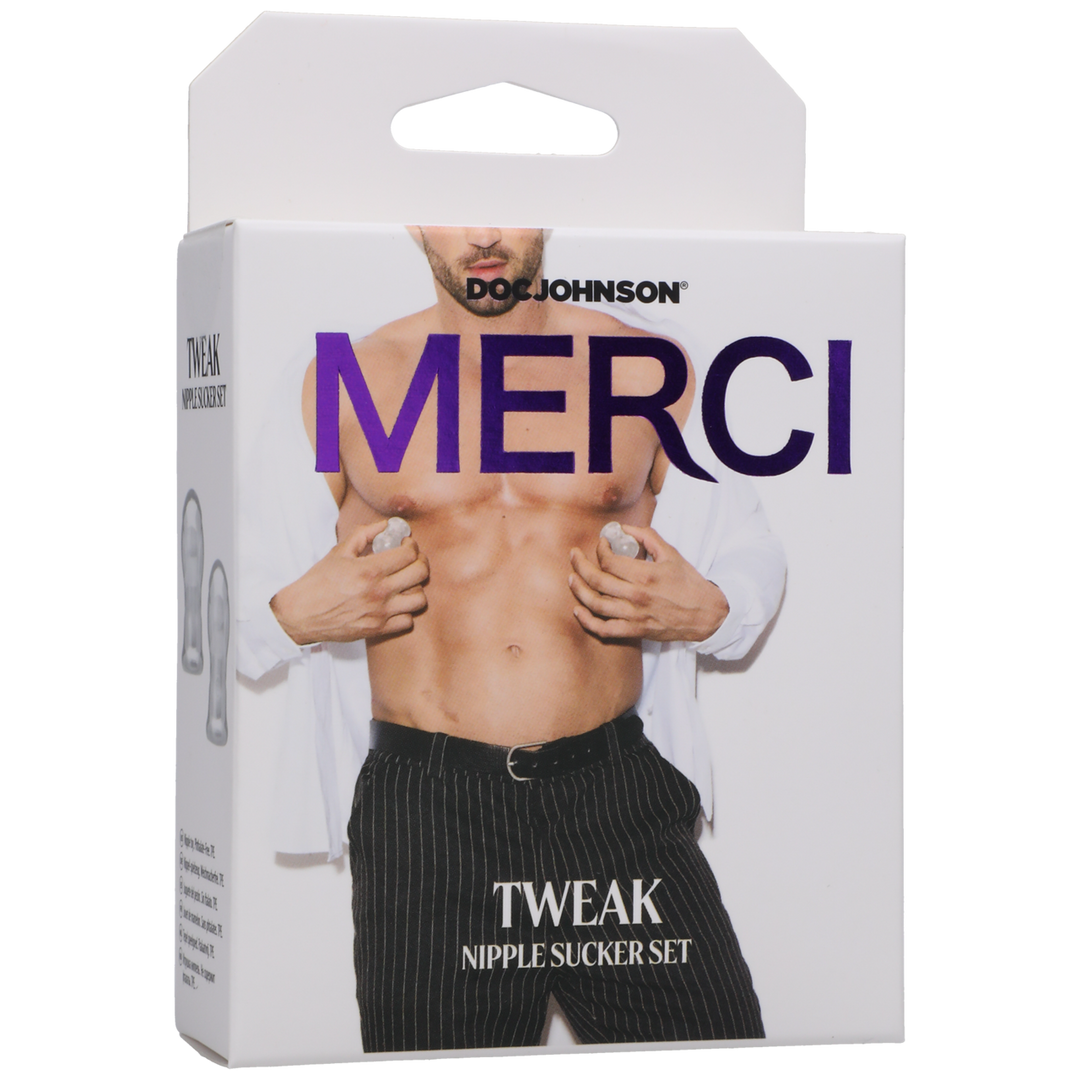 Doc johnson Tweak - Nipple Sucker Set - Duidelijk (782421089368)