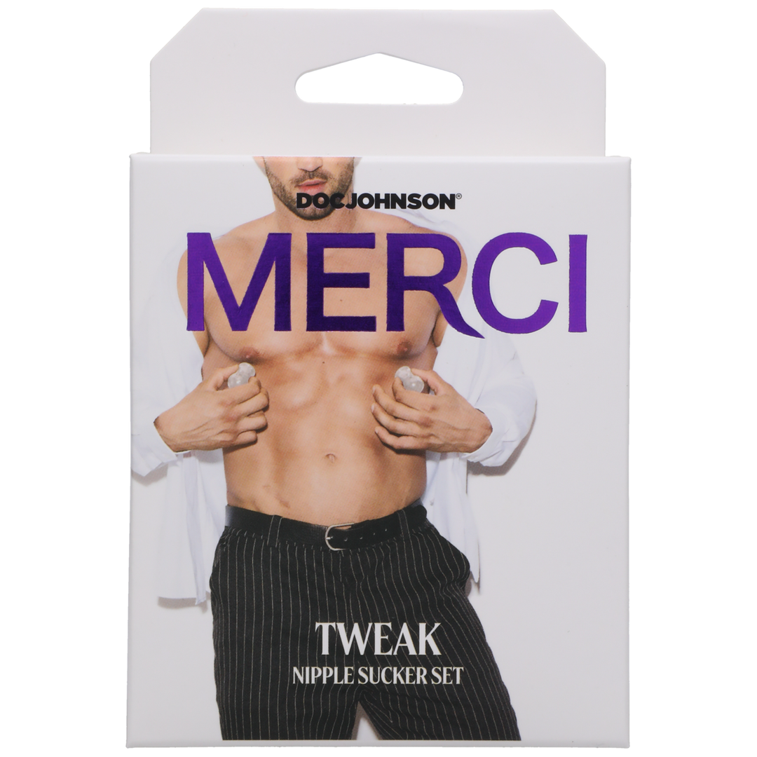 Doc johnson Tweak - Nipple Sucker Set - Duidelijk (782421089368)