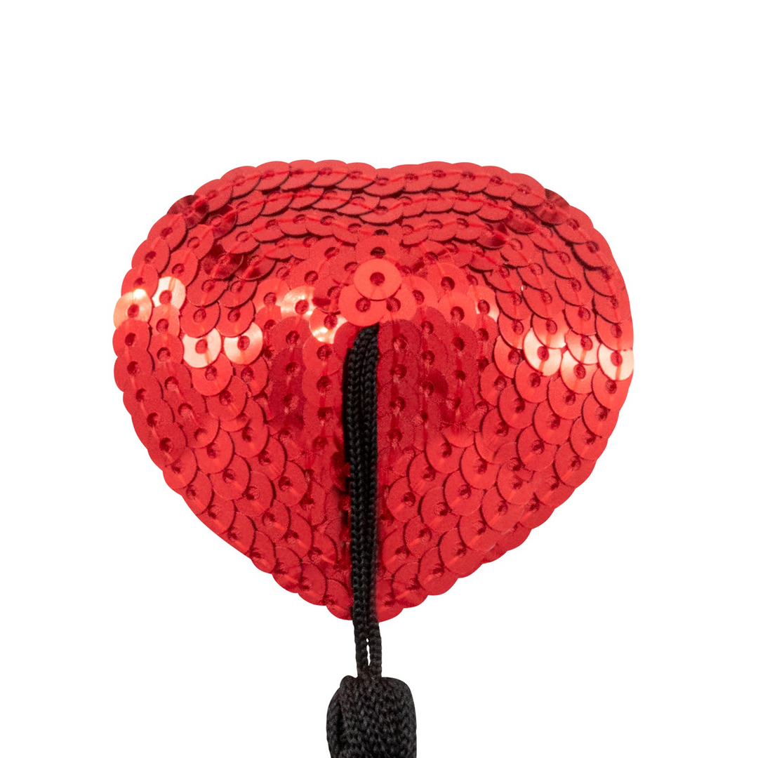 Crushious Bettie Boobs - Tepelhangertjes - Rood/Zwart (7403254150287)